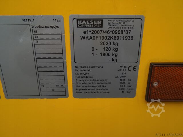 Compresor cu șurub Kaeser M115