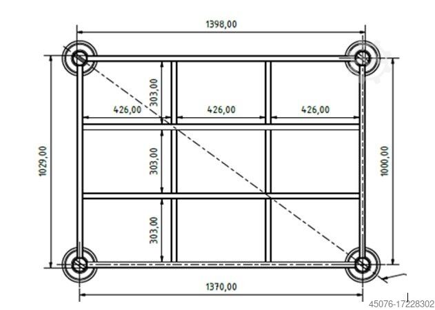 250 Hordengestelle Stapelgestelle