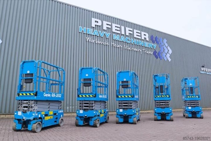 Schaarlift Genie GS1932 E-Drive Several In Stock, 8m Working Height