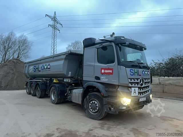 Ανατρεπόμενο φορτηγό Mercedes-Benz Arocs 1853 Hydrodrive with 3-axle Schwarzmüller K-Series Steel Tipper