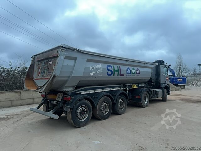 Ανατρεπόμενο φορτηγό Mercedes-Benz Arocs 1853 Hydrodrive with 3-axle Schwarzmüller K-Series Steel Tipper