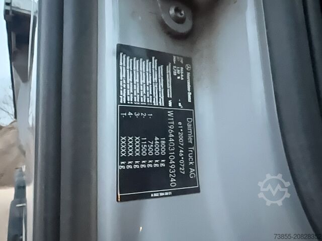 Ανατρεπόμενο φορτηγό Mercedes-Benz Arocs 1853 Hydrodrive with 3-axle Schwarzmüller K-Series Steel Tipper