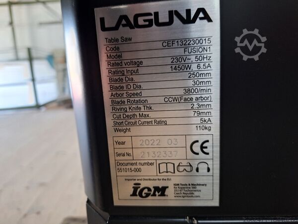 Formatkreissäge Laguna Fusion gebraucht Laguna G-KR127757P