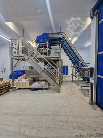 Ligne de pesage multi-têtes et de conditionnement de sachets Multihead Weigher & Pouch Bagging Line