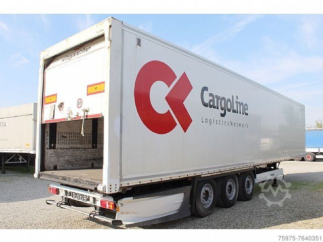 Skr. chlad./iz./pro cerst. výr. Krone semirimorchio isotermico doppio piano usato