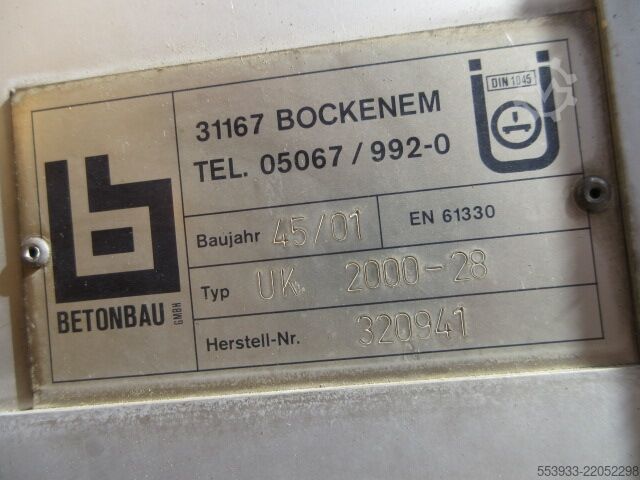 Transformator Trafostation 800kVA, 10/0,4kV, 2001 Typ TDQ-802A01S5H, ELIN-Öltrafo