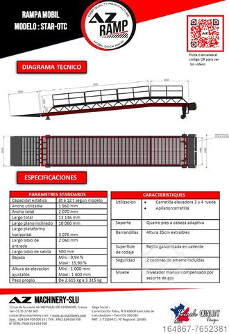 AZ RAMPA YÜKLEME RAMPASI - STAR OTC 8T AZ RAMP STAR OTC 8T