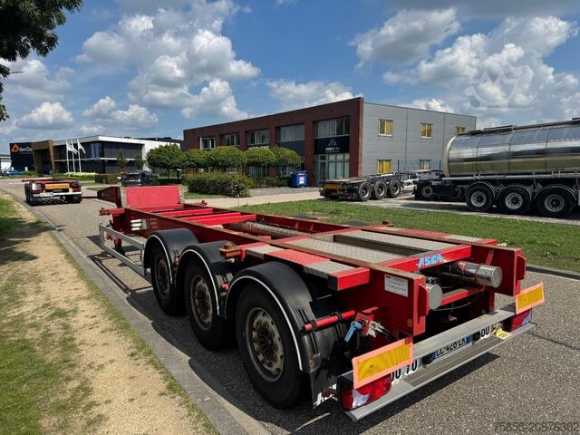 Containertransport Asca Chassis 20FT Tank lowbed / ADR / SAF Disc