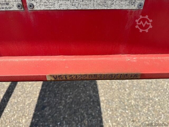 Containertransport Asca Chassis 20FT Tank lowbed / ADR / SAF Disc