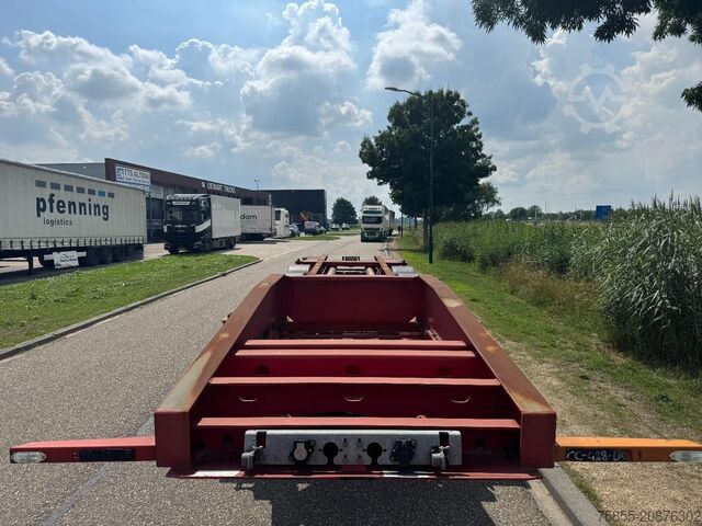Containertransport Asca Chassis 20FT Tank lowbed / ADR / SAF Disc