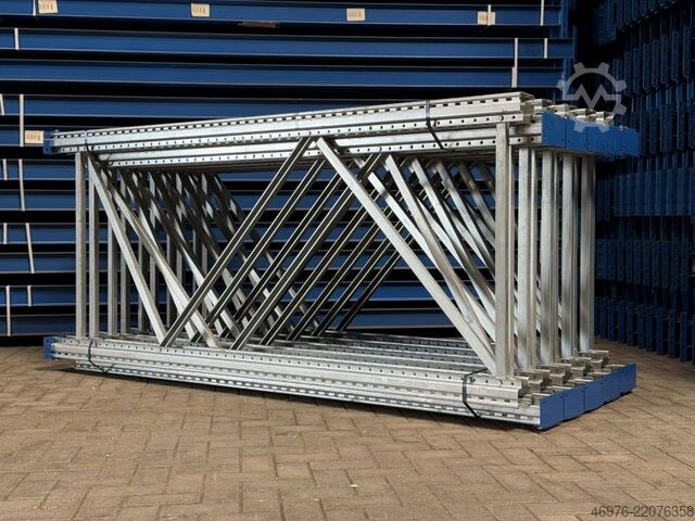 Hoogbouwmagazijn Palletrek staanders SSI Schäfer PR600 P215 2.500 x 1.100 mm