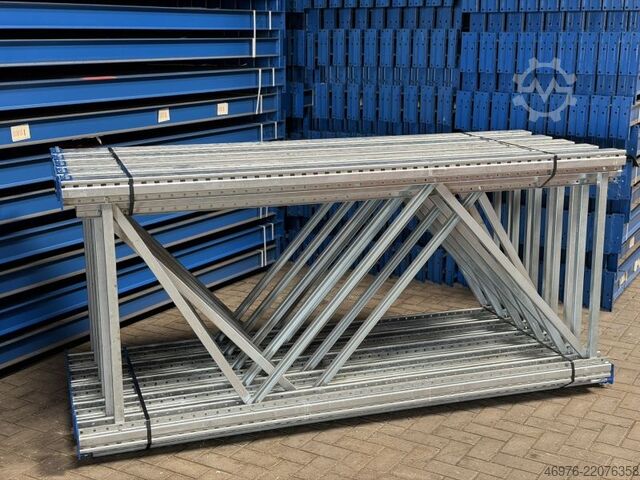 Hoogbouwmagazijn Palletrek staanders SSI Schäfer PR600 P215 2.500 x 1.100 mm