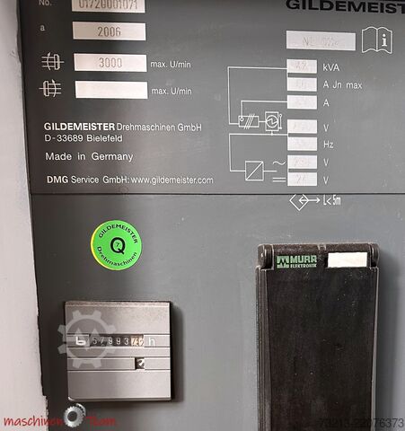 CNC Draaibank GILDEMEISTER NEF 600