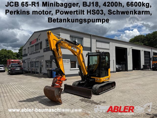 Minigraafmachine JCB 65-R1 Minibagger Powertilt HS03