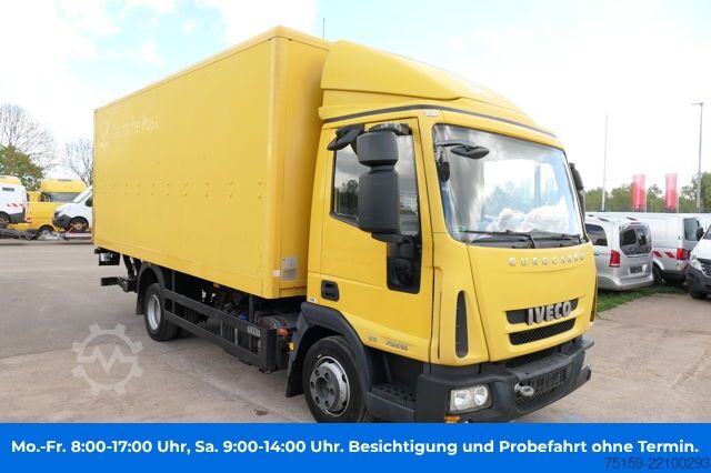 Transporter mit Koffer iveco EuroCargo ML 75 E 16 P LBW LUFT AUTOMATIK EURO-5 Koffer-Innenlänge 5,5m
