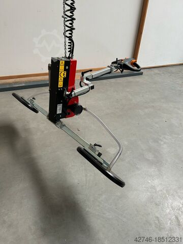 Grúa pluma de columna con elevador por vacío Barbaric Säulenschwenkkran mit Vakuumheber