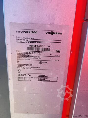 Kedel,lavtemperaturkedel Viessmann Vitoplex300 ,TX3,1120Kw ,Bj2006-ir14,5 Viessmann Vitoplex300 1120Kw Viessmann Vitoplex300 TX3