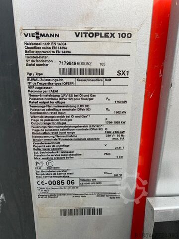 Heating system Viessmann Vitoplex 100 1750Kw Viessmann Vitoplex 100 SX1