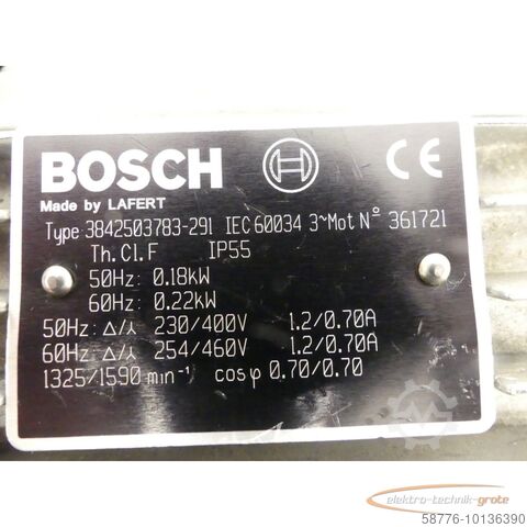 Bosch motor Bosch 3842503783-291 Motor SN 361721 Winkelantrieb