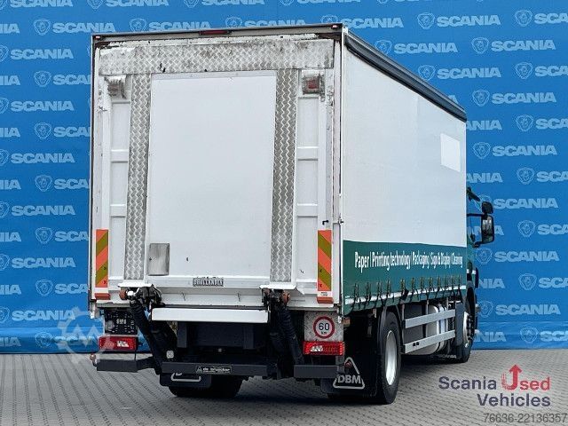 Flaklastbil med kapell Scania P 320 DB4x2MNB RETARDER FULL AIR 2T TAIL LIFT ACC