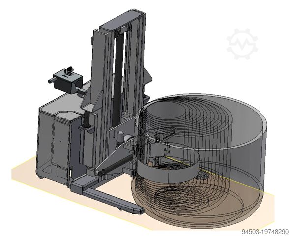 Ameise palletwagen met 360° draaimechanisme en initiële heffing (Initalhub) APE Engineering GmbH Universal Hubwagen UHW 1500-27/E-Tele-SO