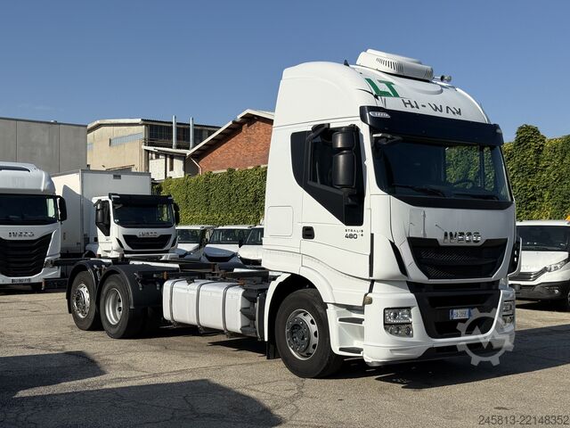 Roll-off tipper truck Iveco stralis 480