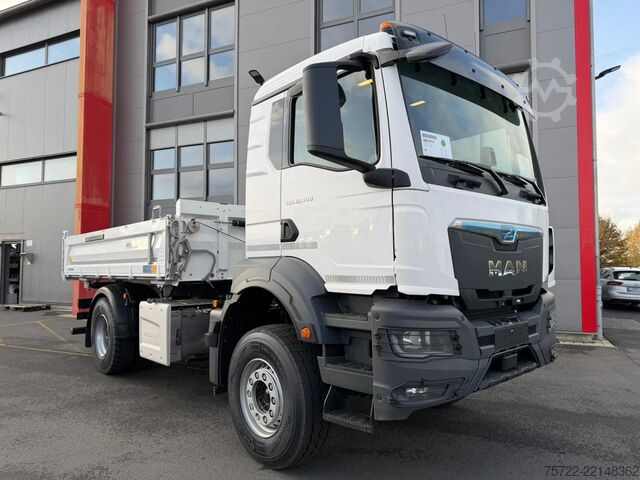 3-sided tipper MAN TGS 18.440 4x2 BL MEILLER Krankipper Palfinger