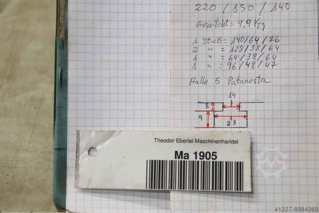 Spændeværktøj 5 stk. unbekannt Nutbreite 14 mm