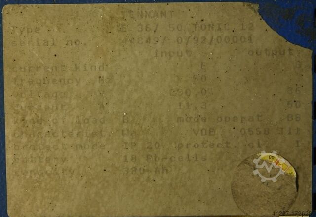 Targonca töltő CHLORIDE E36/50 Tonic 12