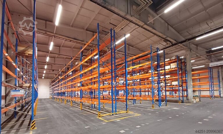 21,6 m Palletstelling 6 m hoog 6 niveaus Stow Pal Rack