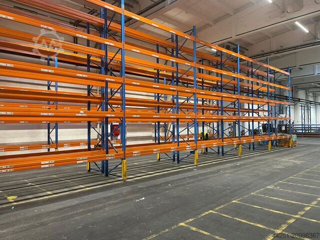 21,6 m Palletstelling 6 m hoog 6 niveaus Stow Pal Rack
