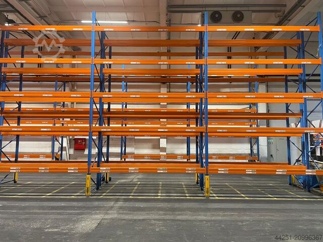 21,6 m Palletstelling 6 m hoog 6 niveaus Stow Pal Rack