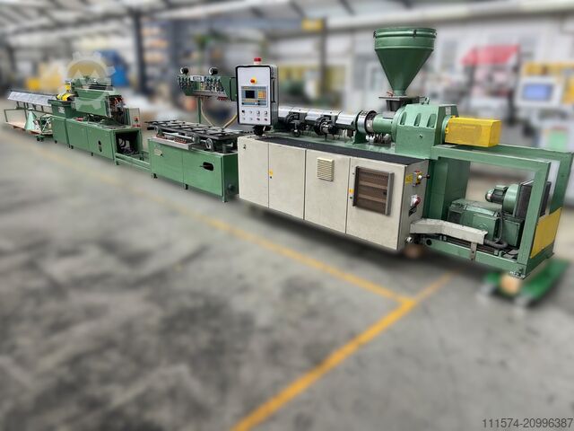 Komplette Extrusionslinie für PVC-Profil IDE IDE 75/25