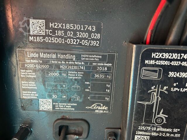 Dízel targoncák Linde H20D-02/600 EVO
