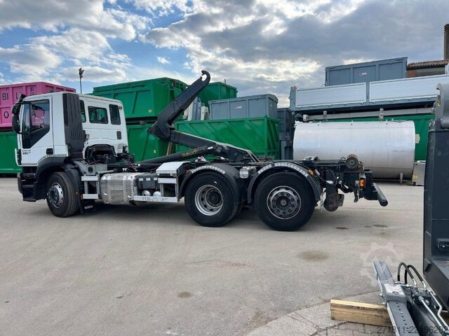 Kampós konténerszállító teherautó IVECO IVECO STRALIS 360 AD260SY SCARRABILE 3 ASSI