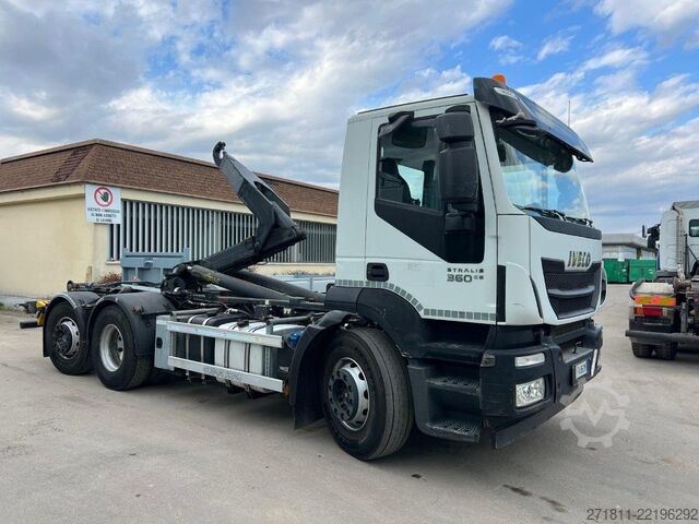 Kampós konténerszállító teherautó IVECO IVECO STRALIS 360 AD260SY SCARRABILE 3 ASSI
