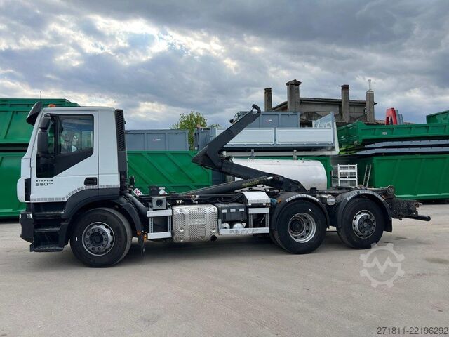 Kampós konténerszállító teherautó IVECO IVECO STRALIS 360 AD260SY SCARRABILE 3 ASSI