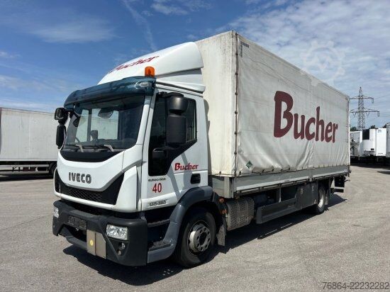 Valníkový nákladní automobil s plachtou IVECO EUROCARGO 140-250 SPRIEGEL-PLANE, SCHALTER, E6