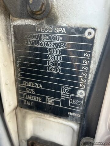 Valníkový nákladní automobil s plachtou IVECO EUROCARGO 140-250 SPRIEGEL-PLANE, SCHALTER, E6