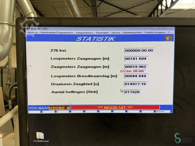 Plošná rozmítací pila Mayer PS 2 Z, rok výroby 1998, provozní doba: 14 917 hodin Mayer PS 2 Z