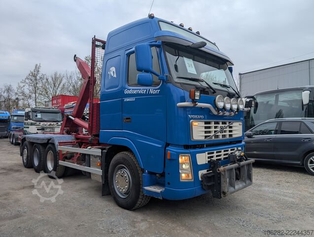 Camião porta-contentores de gancho Volvo FH520 -37 8X4 JOAB Lift+Lenkachse Blatt/