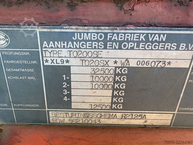 Lonas deslizantes Jumbo TO  Kooiaap / BPW Axles / Steering / NL T...