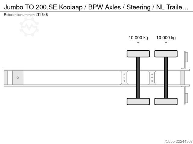 Lonas deslizantes Jumbo TO  Kooiaap / BPW Axles / Steering / NL T...