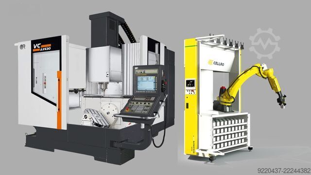 5-osé obráběcí centrum s automatizací Victor Vcenter AX630