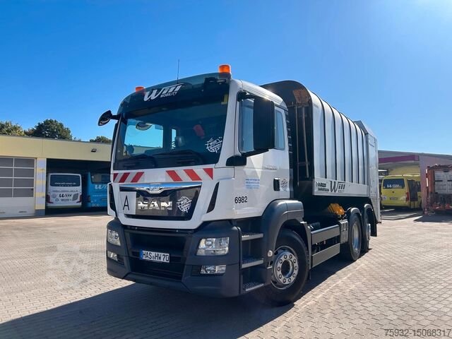 Απορριμματοφόρο MAN TGS 28.320  FAUN Rotopress  Zöller Lift EURO 6