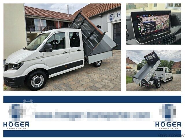 Furgão MAN TGE 3.180 Doka L3 3-Seiten-Kipper Kamera AHK
