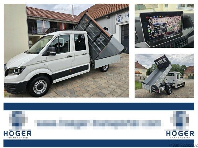 Furgão MAN TGE 3.180 Doka L3 3-Seiten-Kipper Kamera AHK