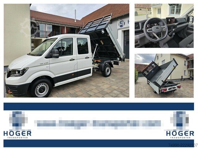 Furgão MAN TGE 3.180 Doka L3 Dreiseitenkipper Kamera AHK