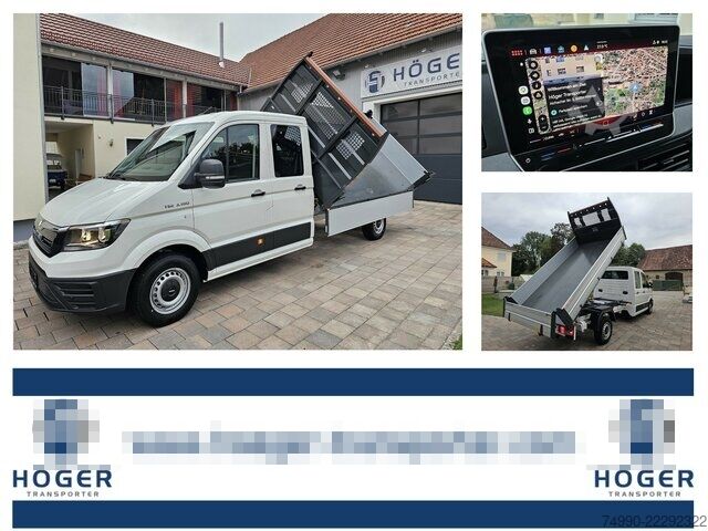 Furgão MAN TGE 3.180 Doka L4 Dreiseitenkipper Kamera AHK