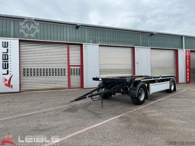 Afzetcontainer-aanhangwagen HÜFFERMANN HAR18.63*Abrollanhänger*2xContainersicherung*3x*